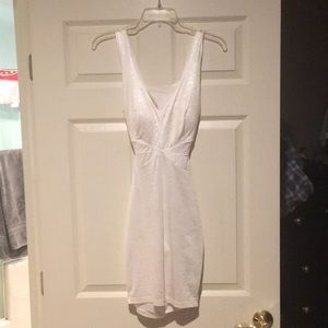 Foreign Exchange size small white dress